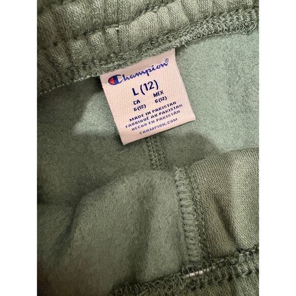 Champion Sweatpants Boys Size Large 12 NWT Forest Green Lots of Pockets - Picture 4 of 4